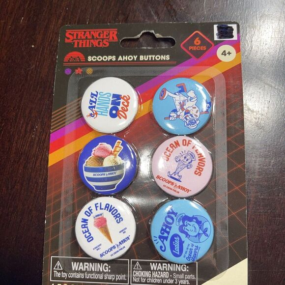 One Pieces | New 224 Stranger Things 6pack Scoops Ahoy Buttons Netflix ...